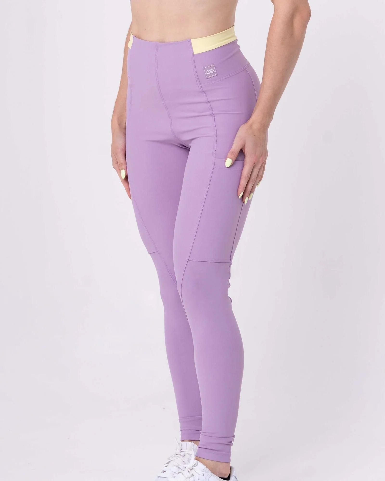 Calça Classic Duo Lavanda com Chá Verde Compressão c/ bolso