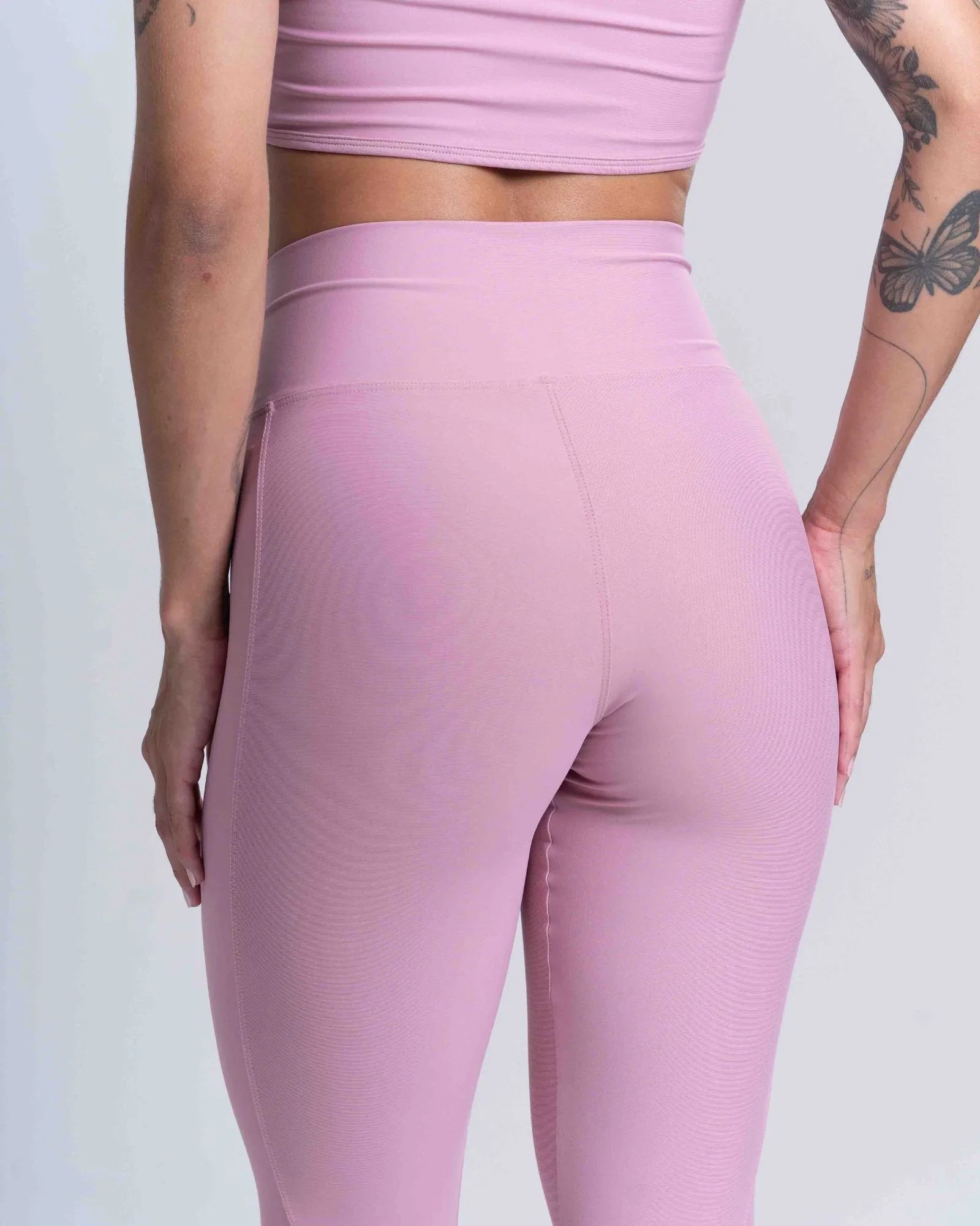 Calça Legging Fitness Classic Rosa Glam com compressão