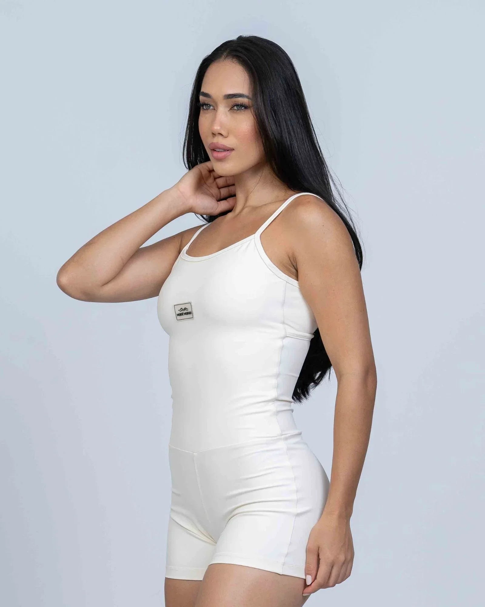 Macaquinho Fitness Mood Off White