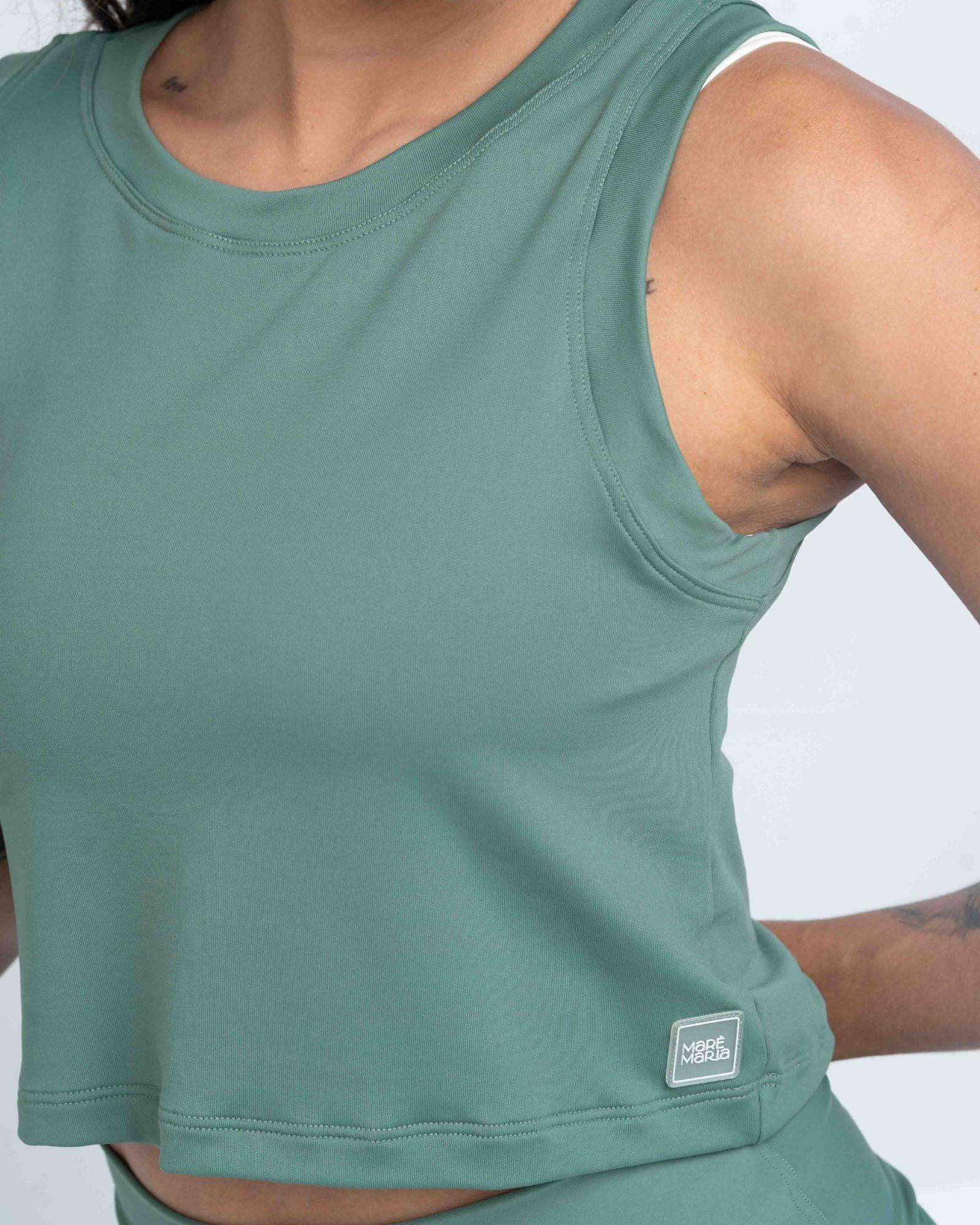 Regata Cropped Moletinho