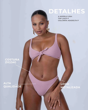 Calcinha Asa Delta Rosa Glam