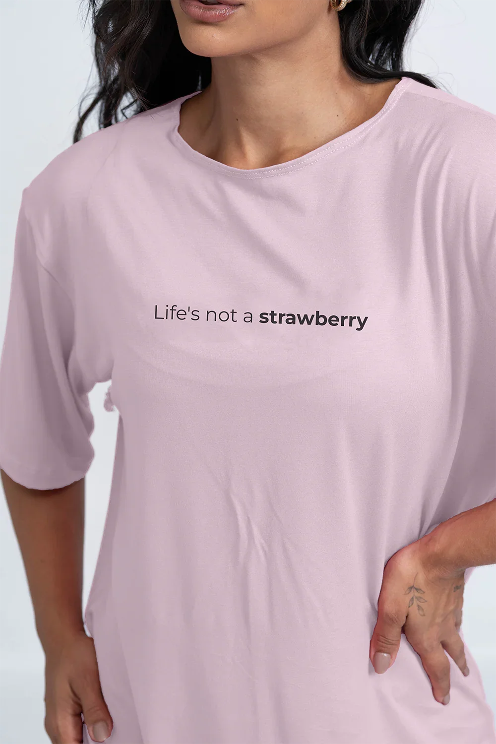 Blusão Fitness Oversized Life´s not a strawberry