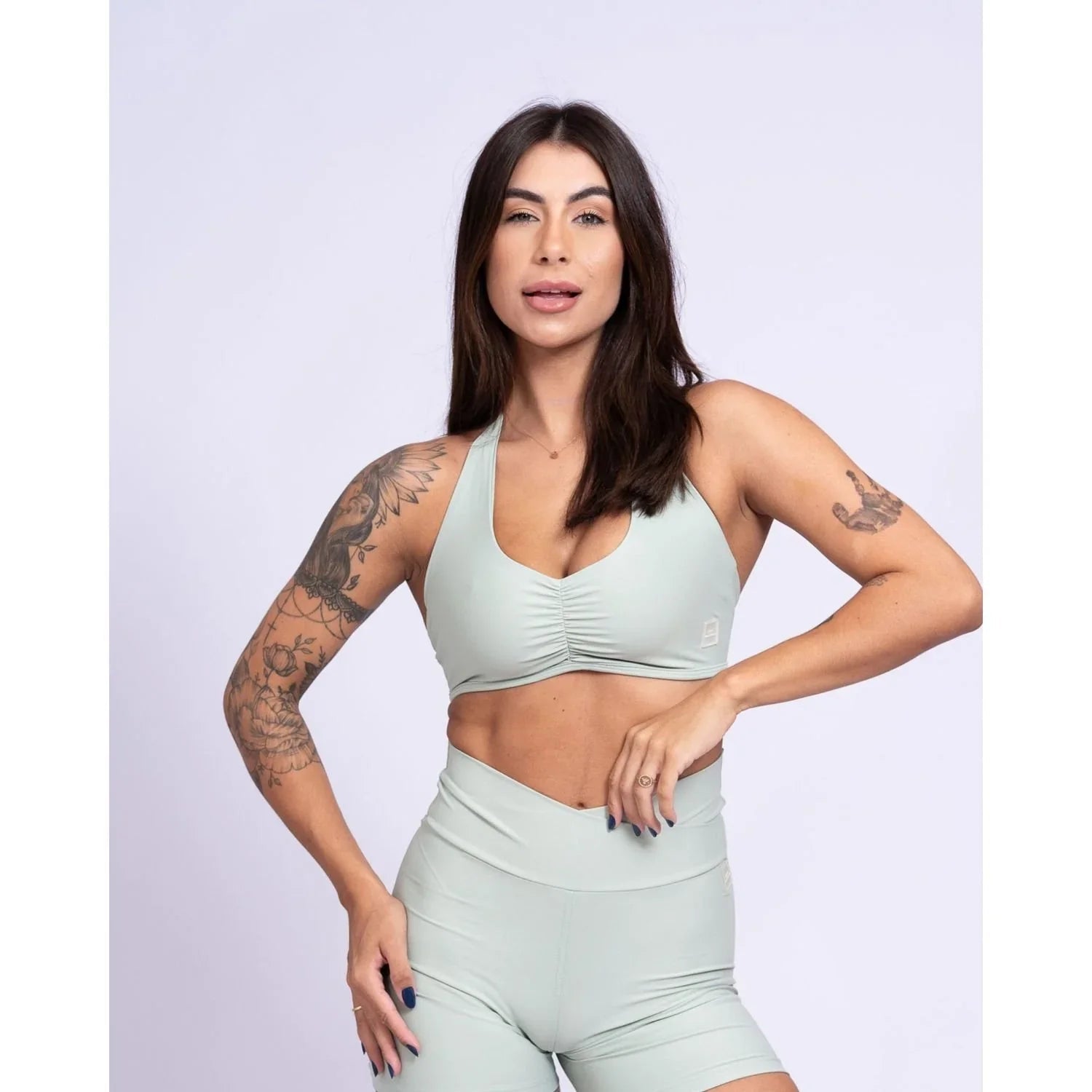 Top Fitness Nala Verde Aloe Frente Unica