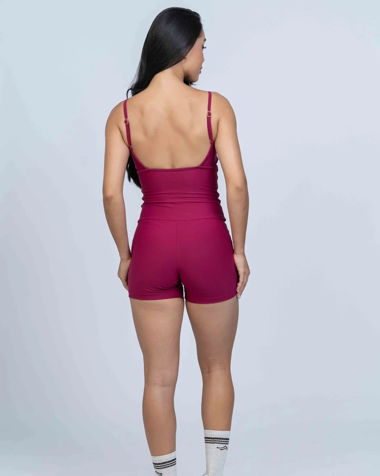 Macaquinho Fitness Mood Rouge