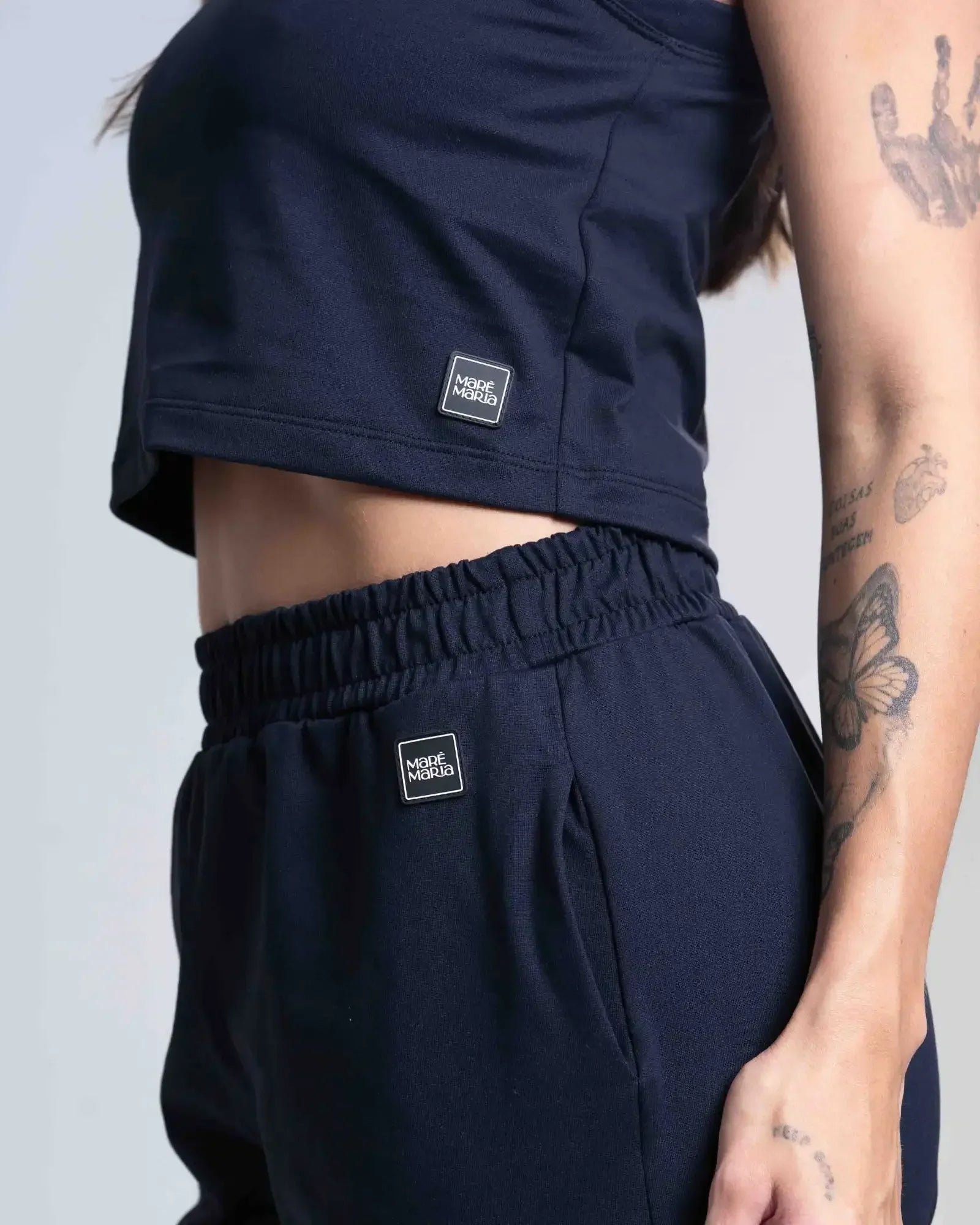 Regata Cropped Moletinho