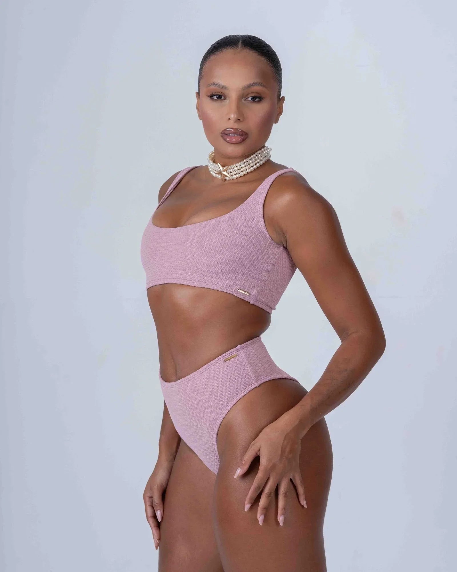 Calcinha Hot Pant Rosa Glam