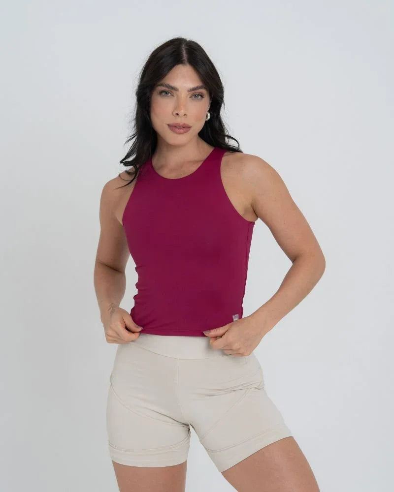 Blusa Fitness Casual Charlote Rouge compressão