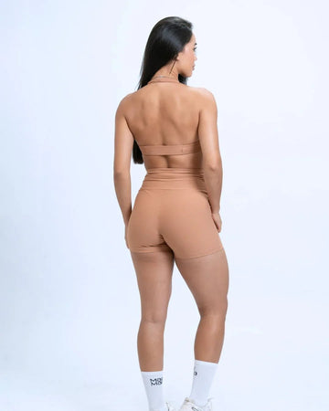 Top Fitness Nala Mocha Mousse Frente Unica