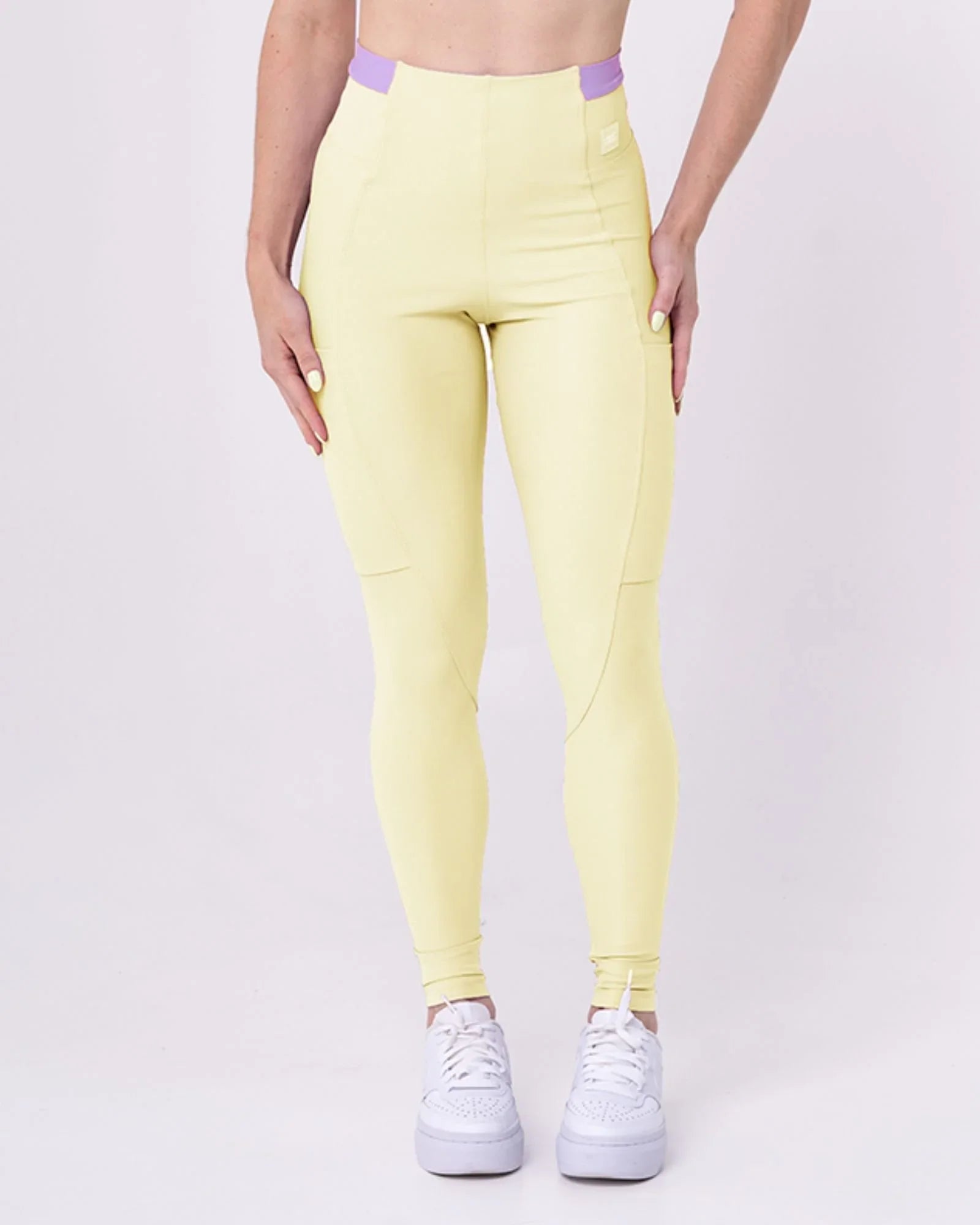 Calça Classic Duo Chá Verde com Lavanda Compressão c/ bolso