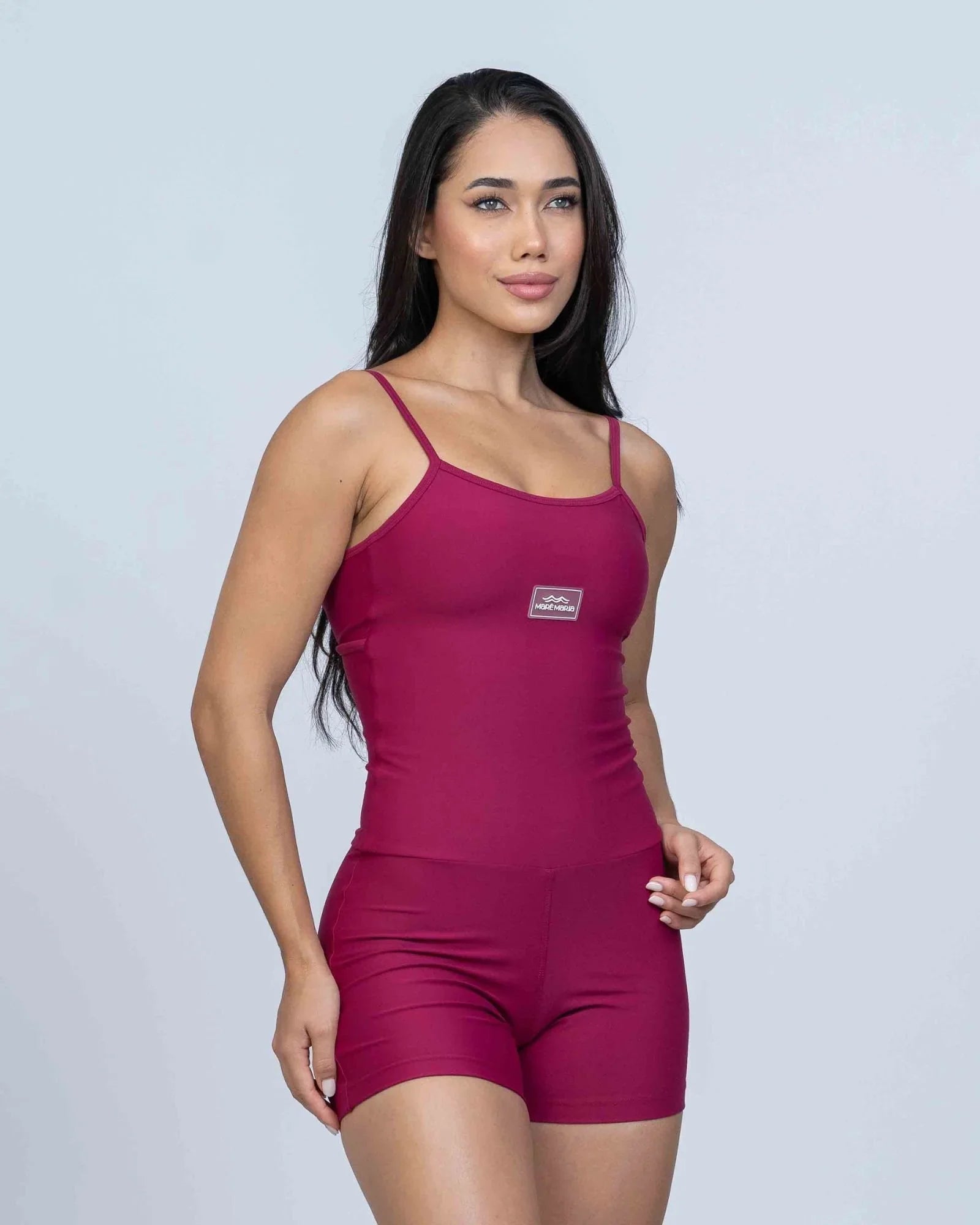 Macaquinho Fitness Mood Rouge