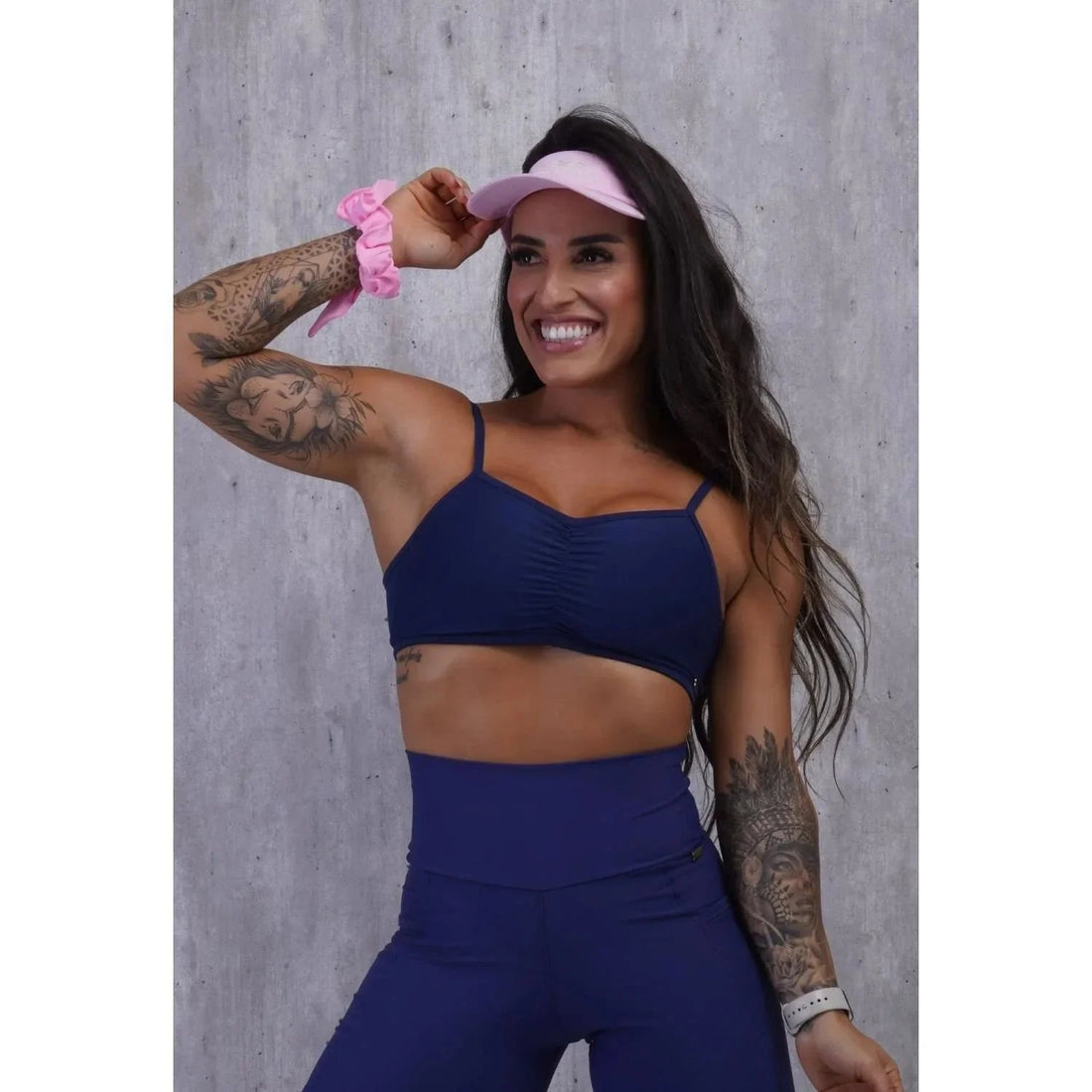 Top fitness Fresh Azul Marinho