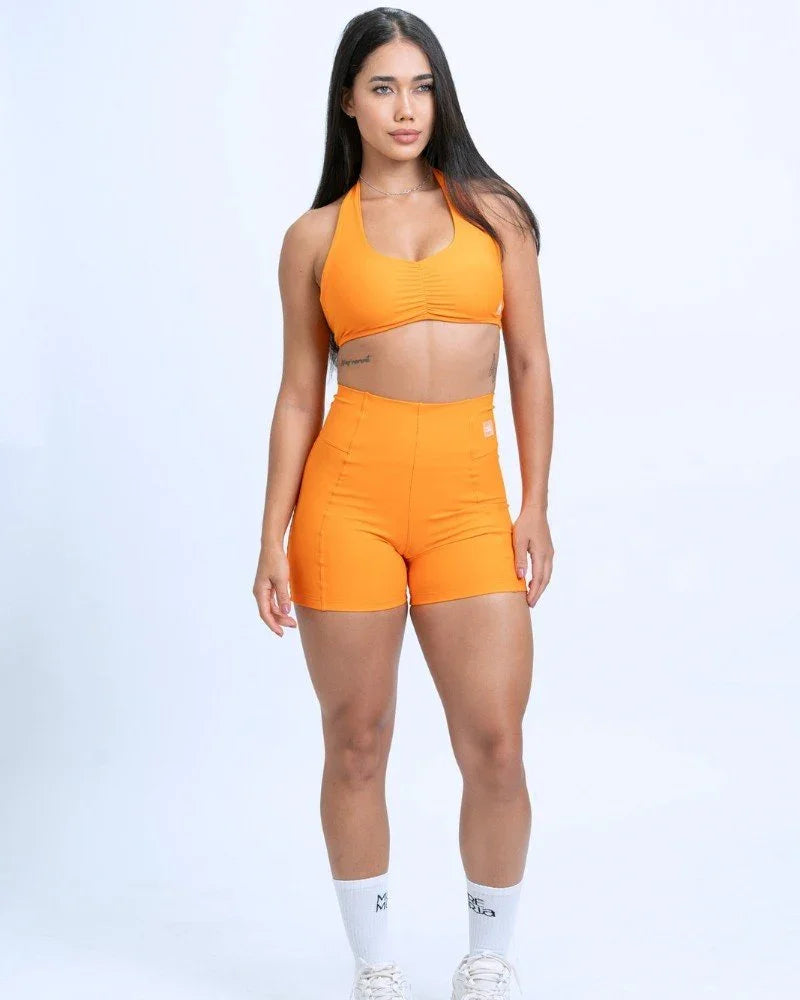 Top Fitness Nala Tangerina Frente Unica