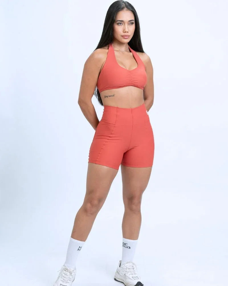 Short Classic Páprica compressão sem empina bumbum