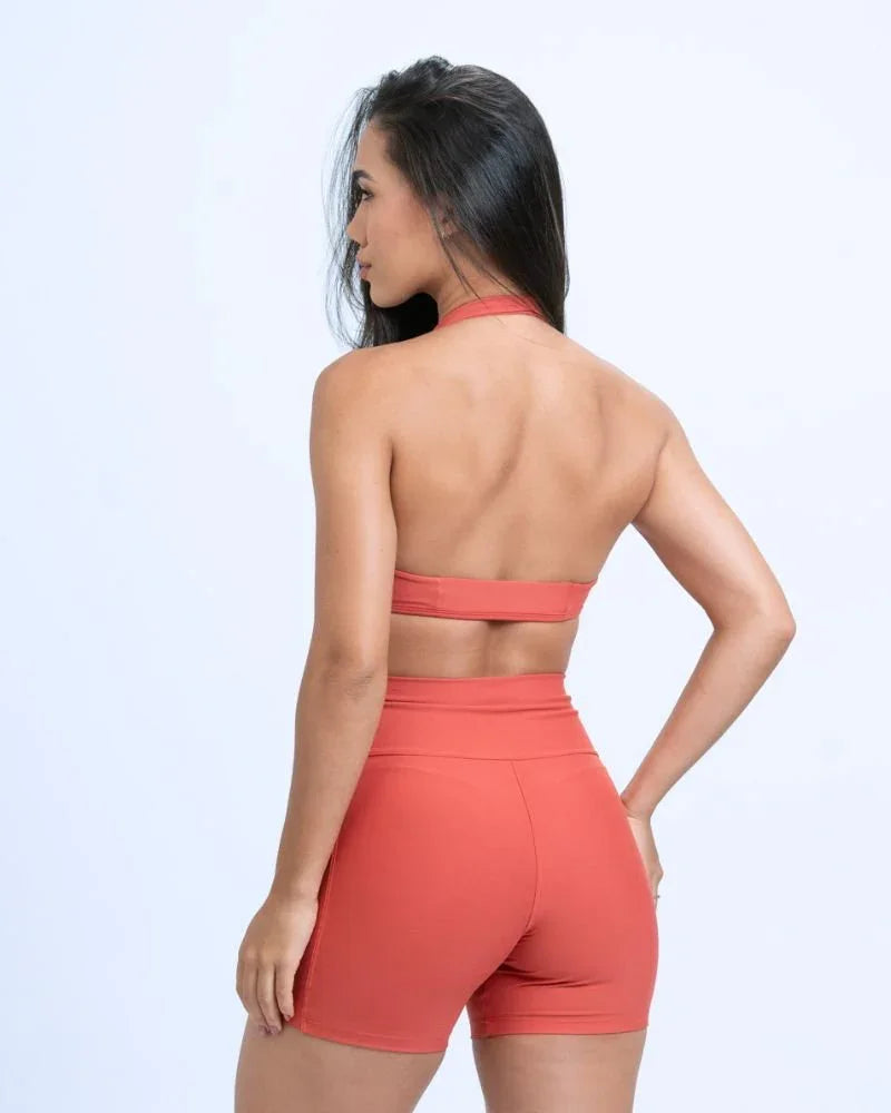 Short Classic Páprica compressão sem empina bumbum