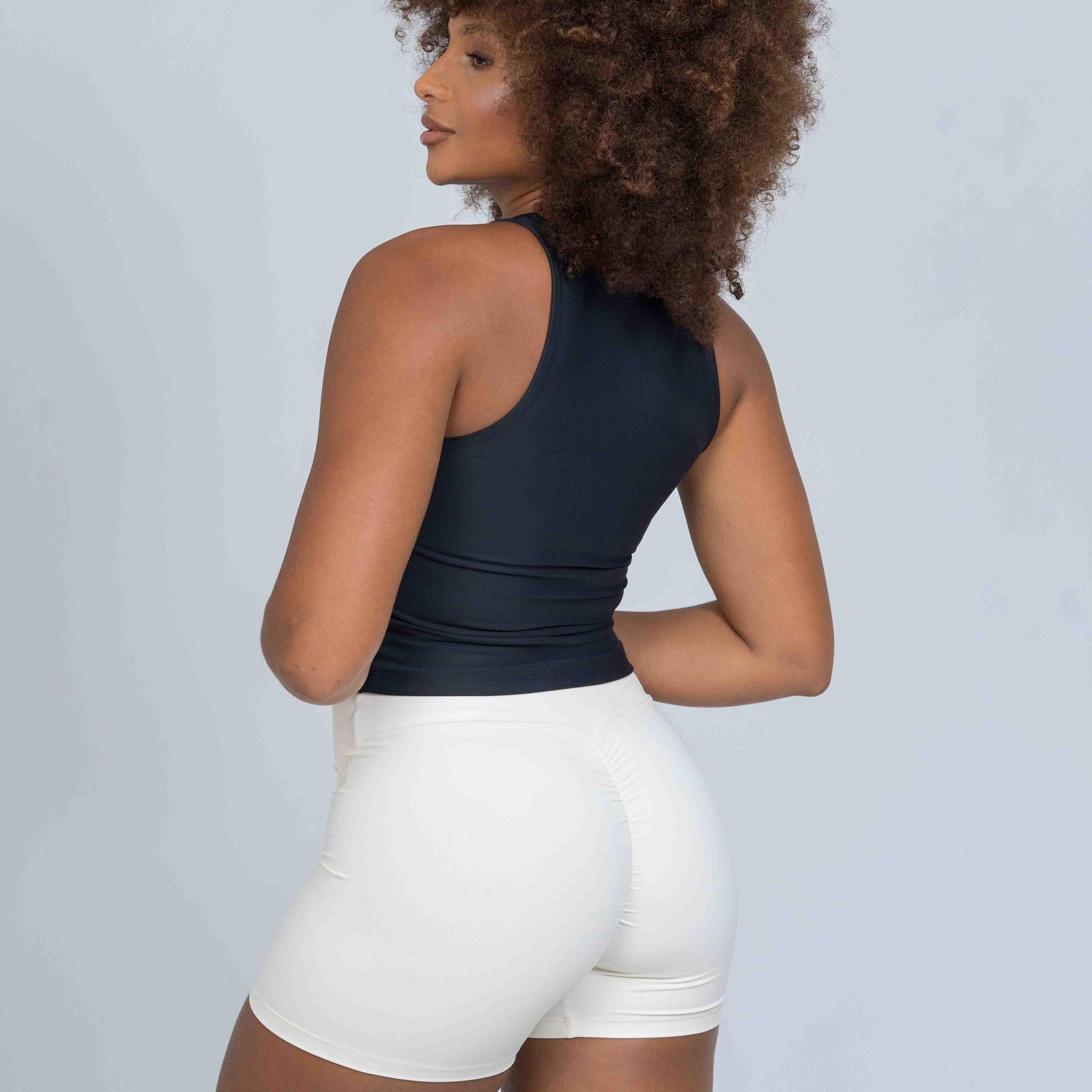 Blusa Fitness Casual Charlote Preta compressão