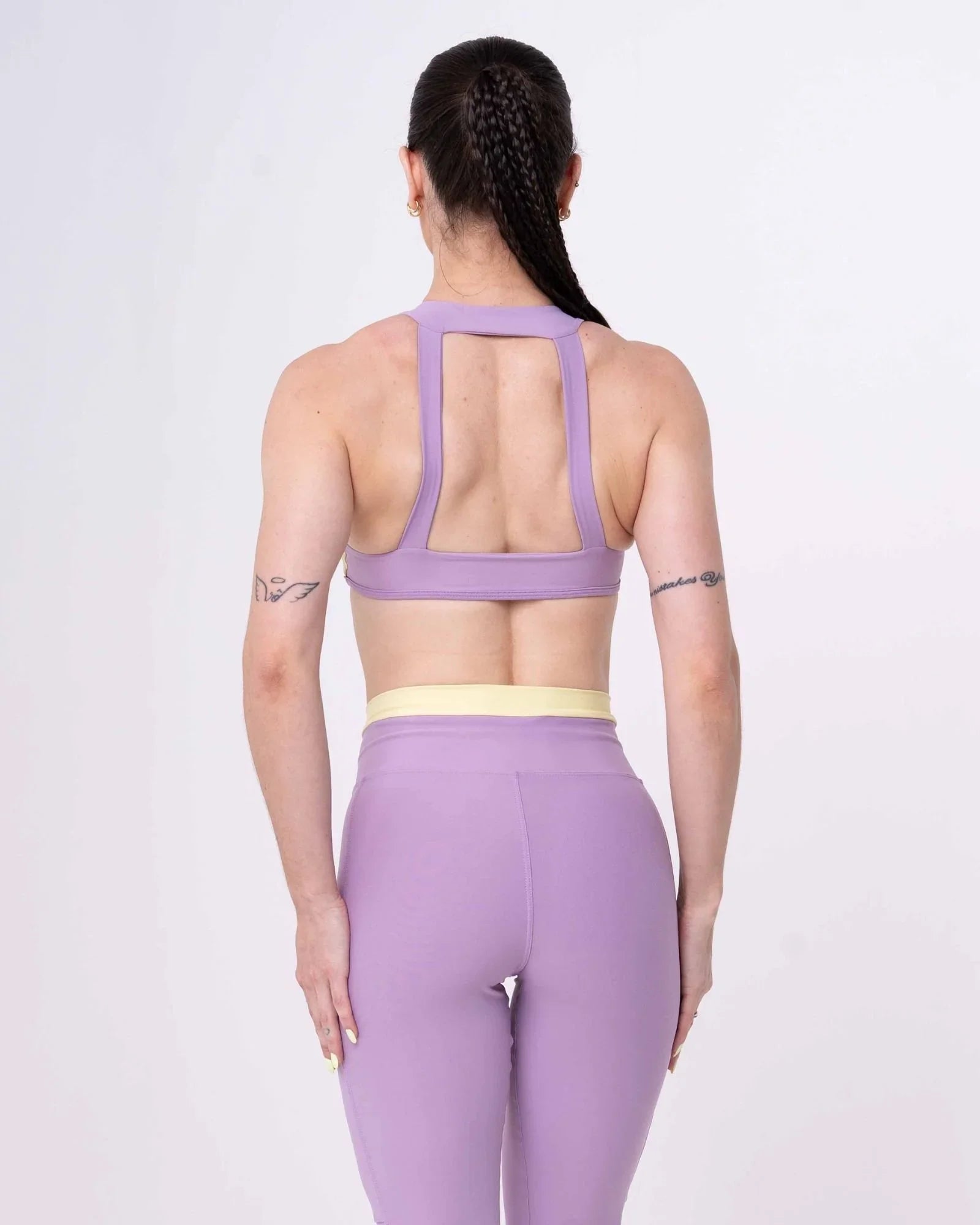 Calça Classic Duo Lavanda com Chá Verde Compressão c/ bolso