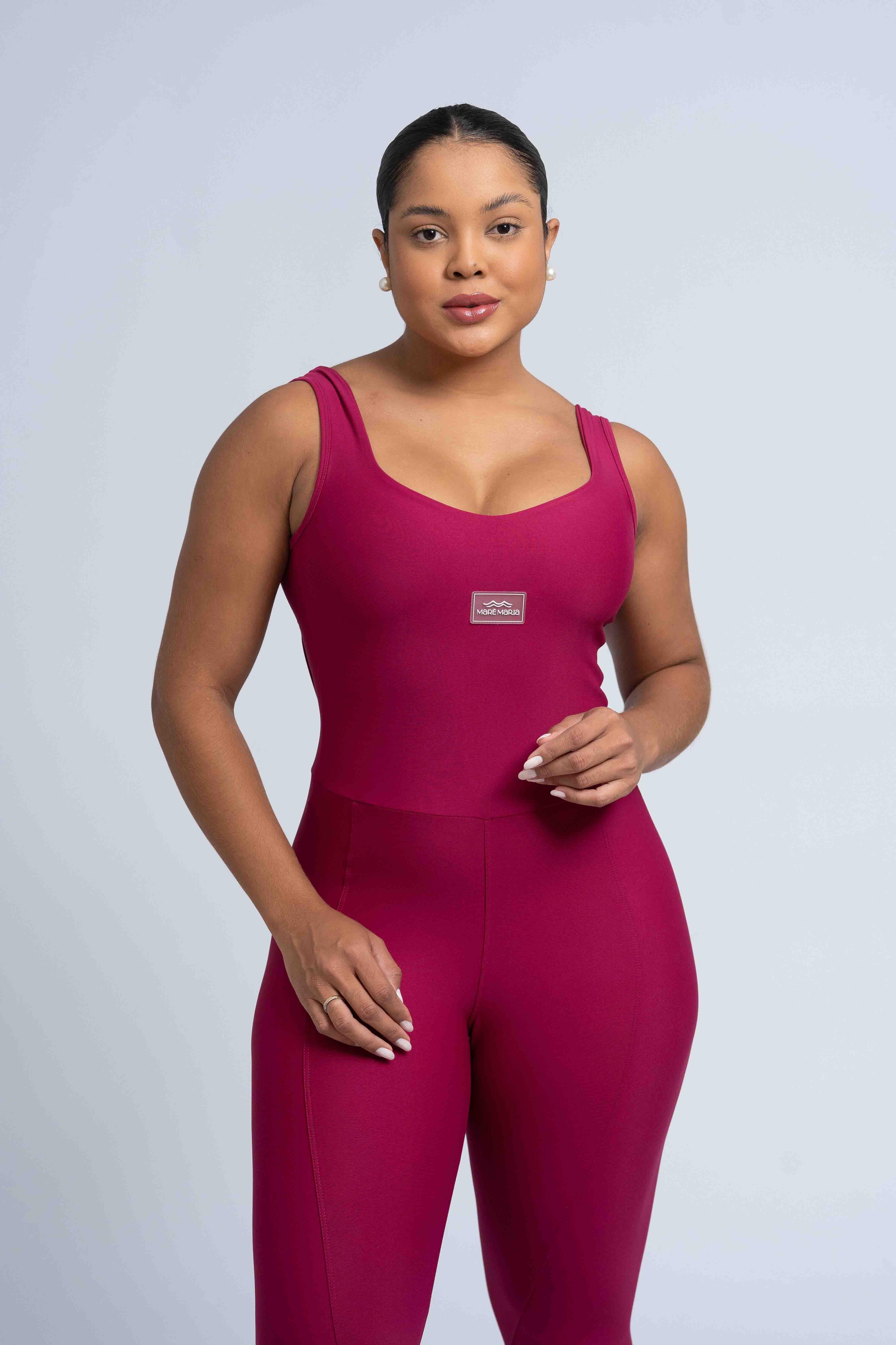 Macacão Fitness Clássico Rouge