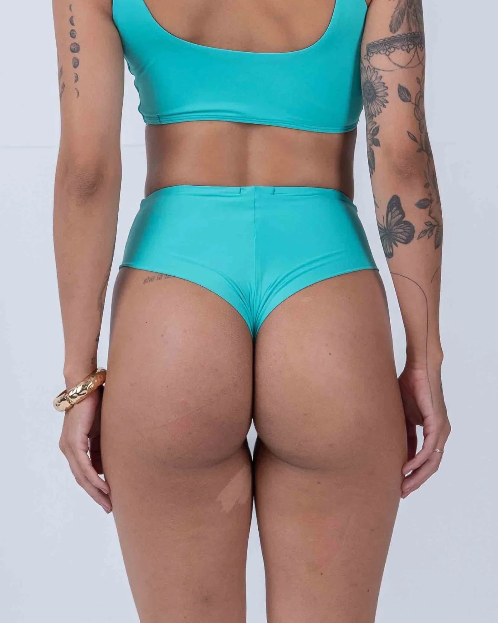 Calcinha Hot Pant Verde Piscina