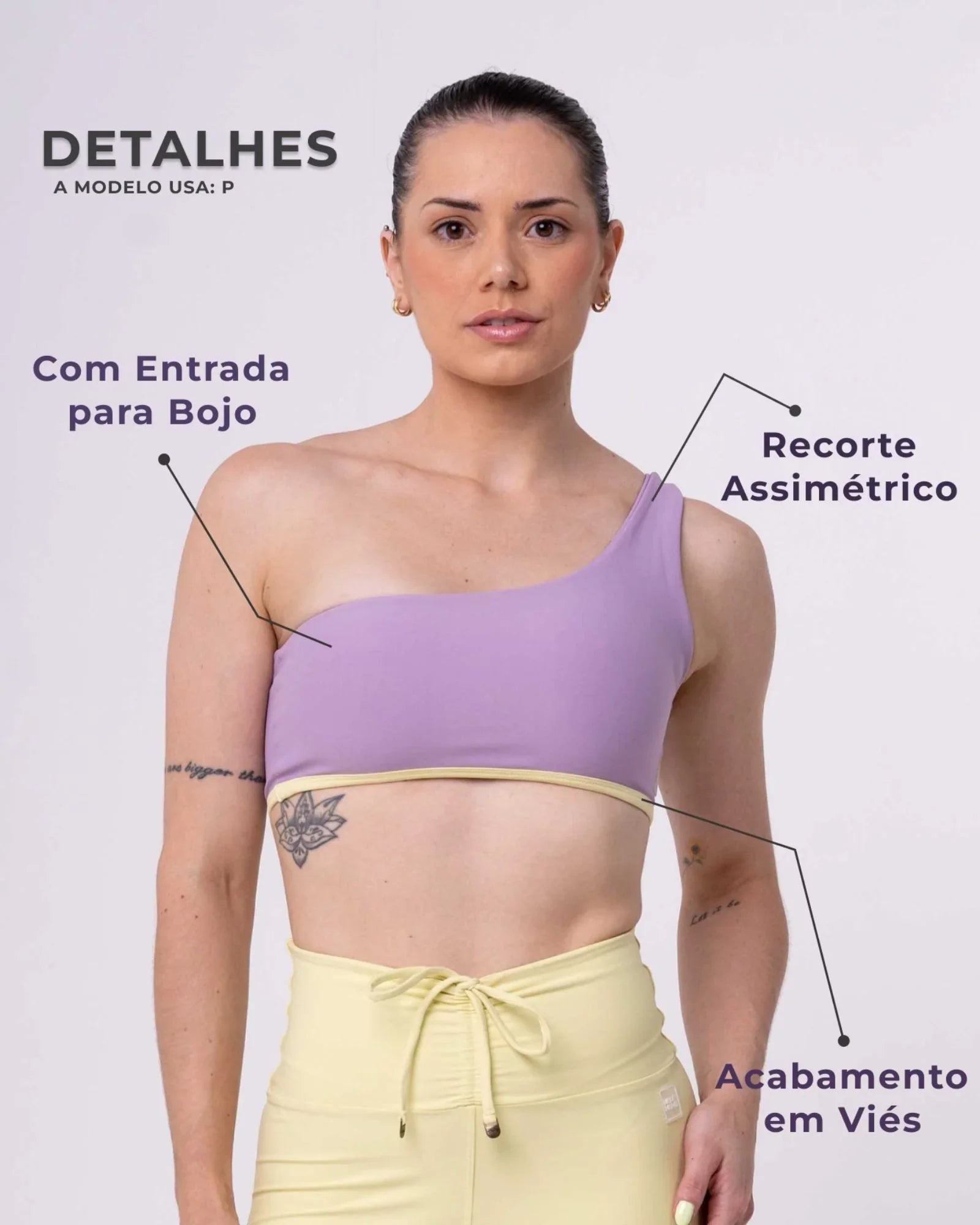 Top Fitness Mih Duo Lavanda com Chá Verde