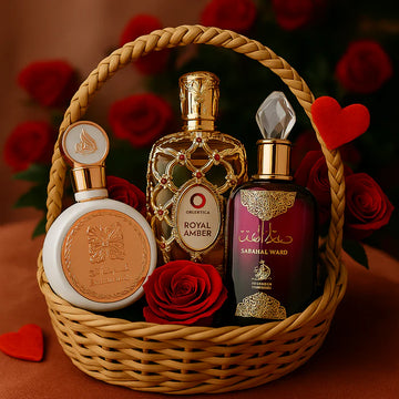 Kit 3 Perfumes Árabes 100ml | Femininos| Originais| Sabah, Fakhar Rose ,Royal Amber
