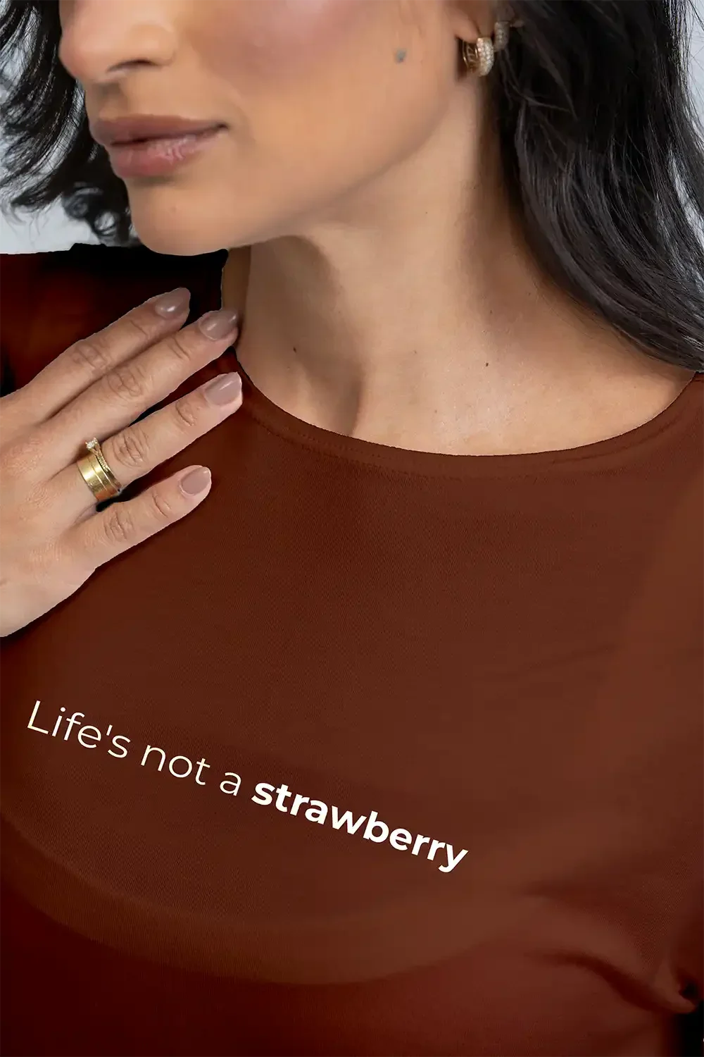 Blusão Fitness Oversized Life´s not a strawberry